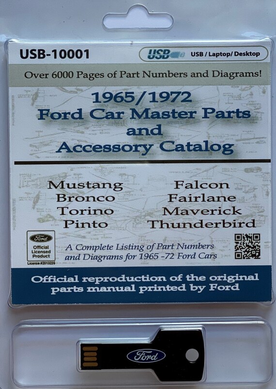 / Catálogo de repuestos y accesorios Ford Car Master USB
