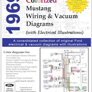 1969 Colorized Mustang Wiring Diagrams