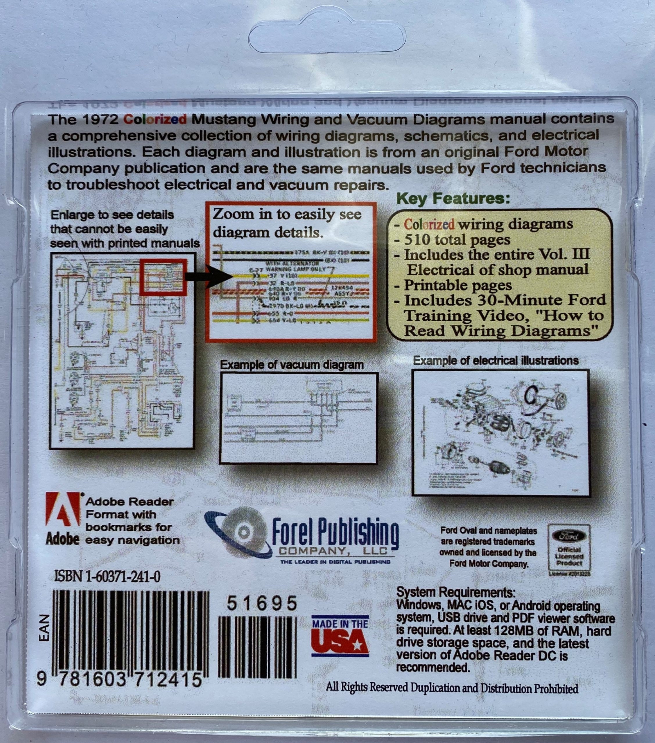 1972 Colorized Mustang Wiring Diagrams - Etsy