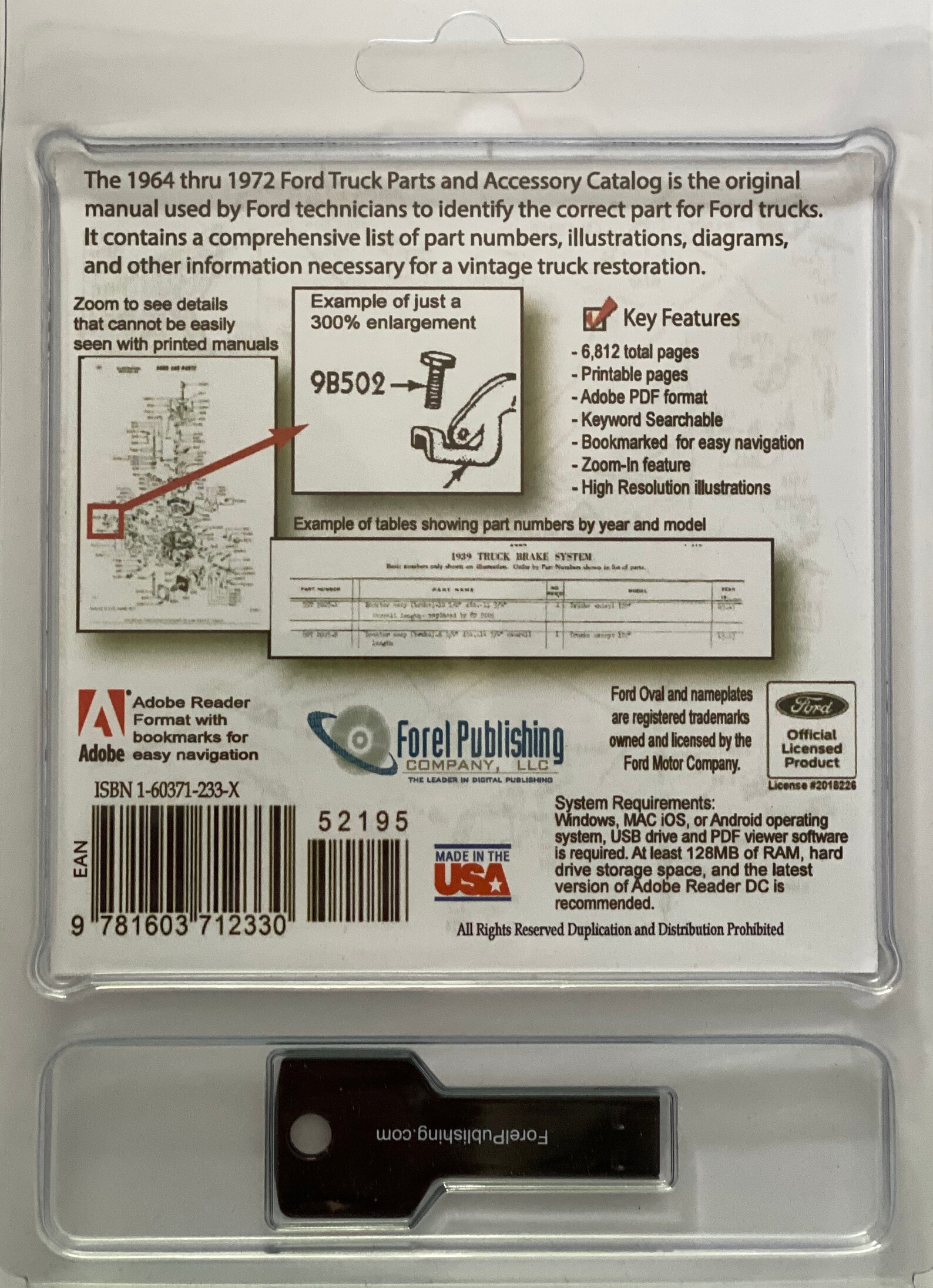 1964/72 Ford Truck Master Parts and Accessory Catalog (USB) Etsy