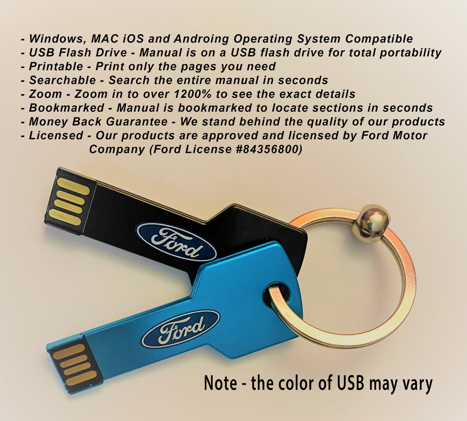 1964/72 Ford Truck Master Parts and Accessory Catalog (USB) Etsy