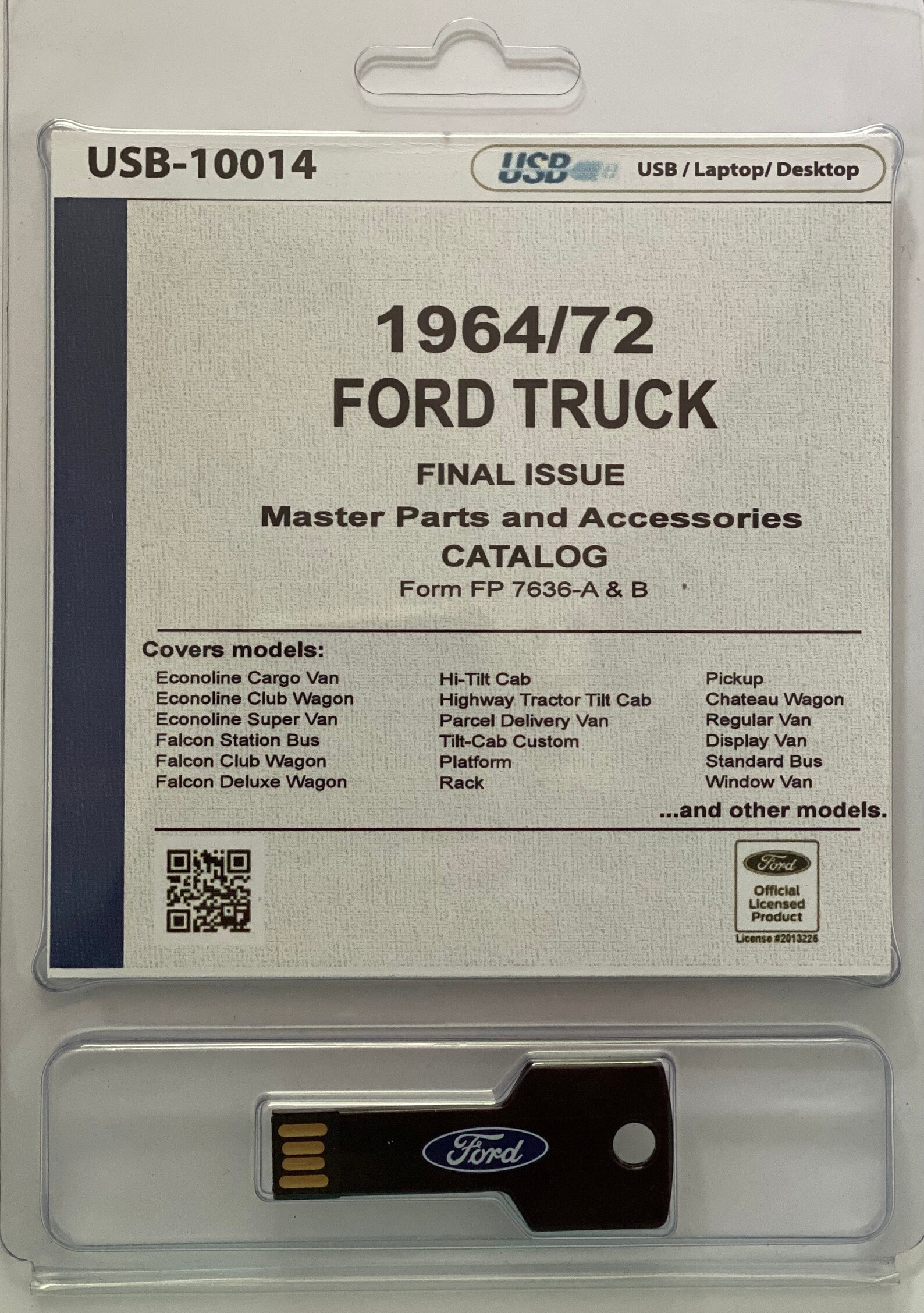 1964/72 Ford Truck Master Parts and Accessory Catalog (USB) Etsy