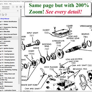 1965 Comet, Falcon, Fairlane, Mustang Shop Handbuch Instant eBook Download Bild 5