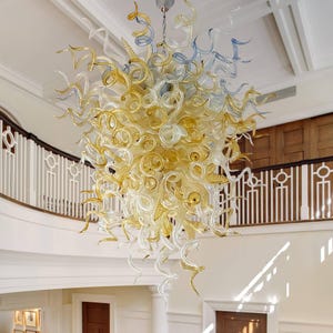 Luxury Murano-Style Blown Glass Chandelier – A Dazzling Symphony of Light and Art 48&quot;X64&quot;