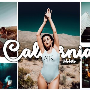 3 Mobile Lightroom Presets  *CALIFONIA* BEACH Instagram Blogger Preset, Lightroom Mobile Presets