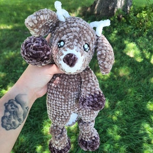CROCHET PATTERN Desmond Buck Deer Snuggler Amigurumi Pattern Crochet Stuffed Animal Crochet Lovey Instant Download Baby Shower Gift PDF