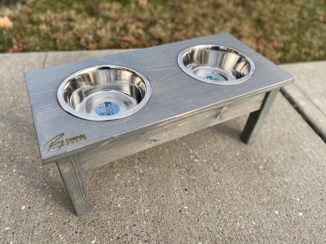 Dog Bowl Stand Pet Feeder Raised Dog Bowl Table Puppy Feeder Large