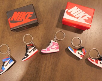 red nike keychain