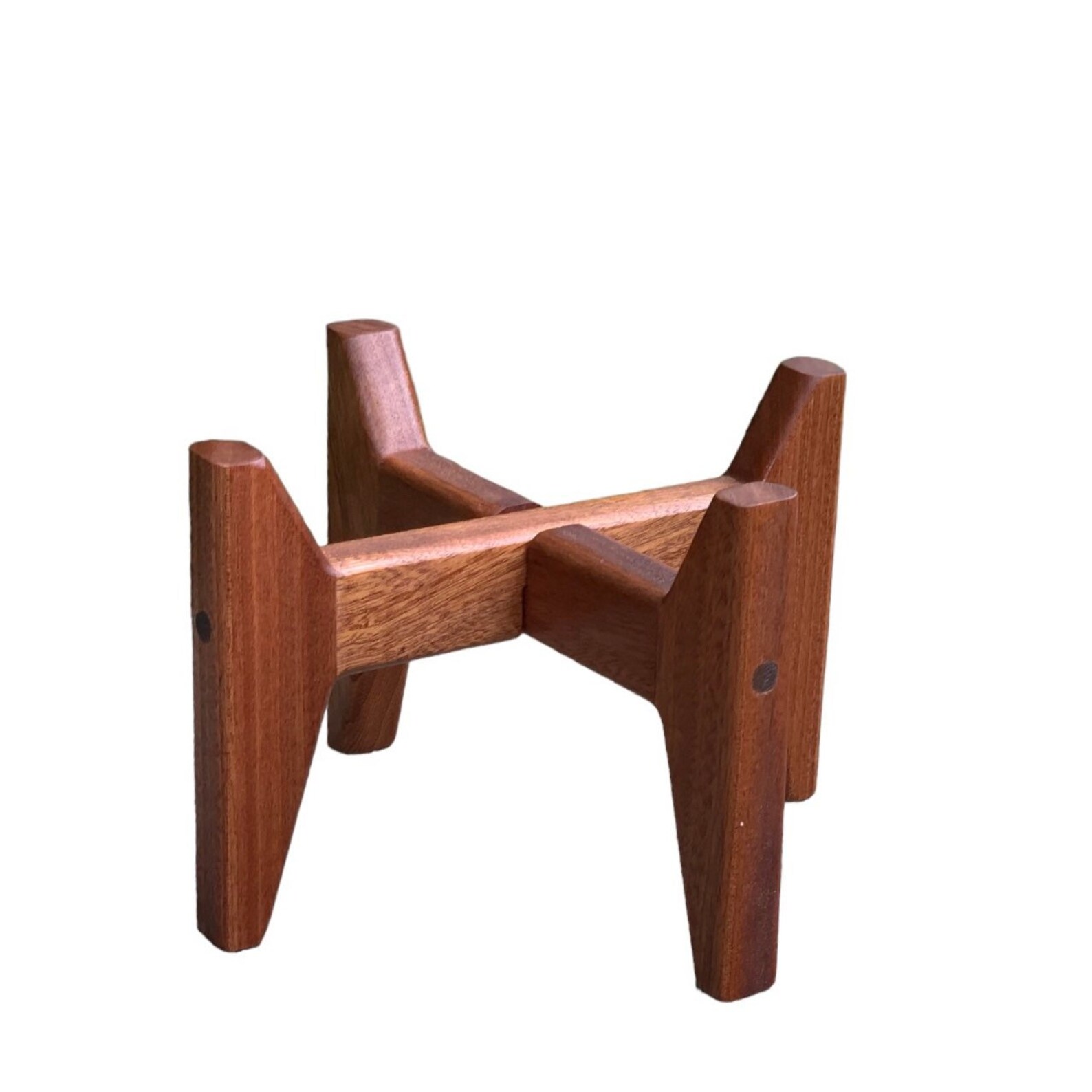 Mid Century Modern Table Top Plant Stand Plant Stand Small Etsy