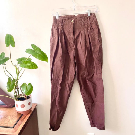 26” | vintage 90s women’s pants trousers high wai… - image 1