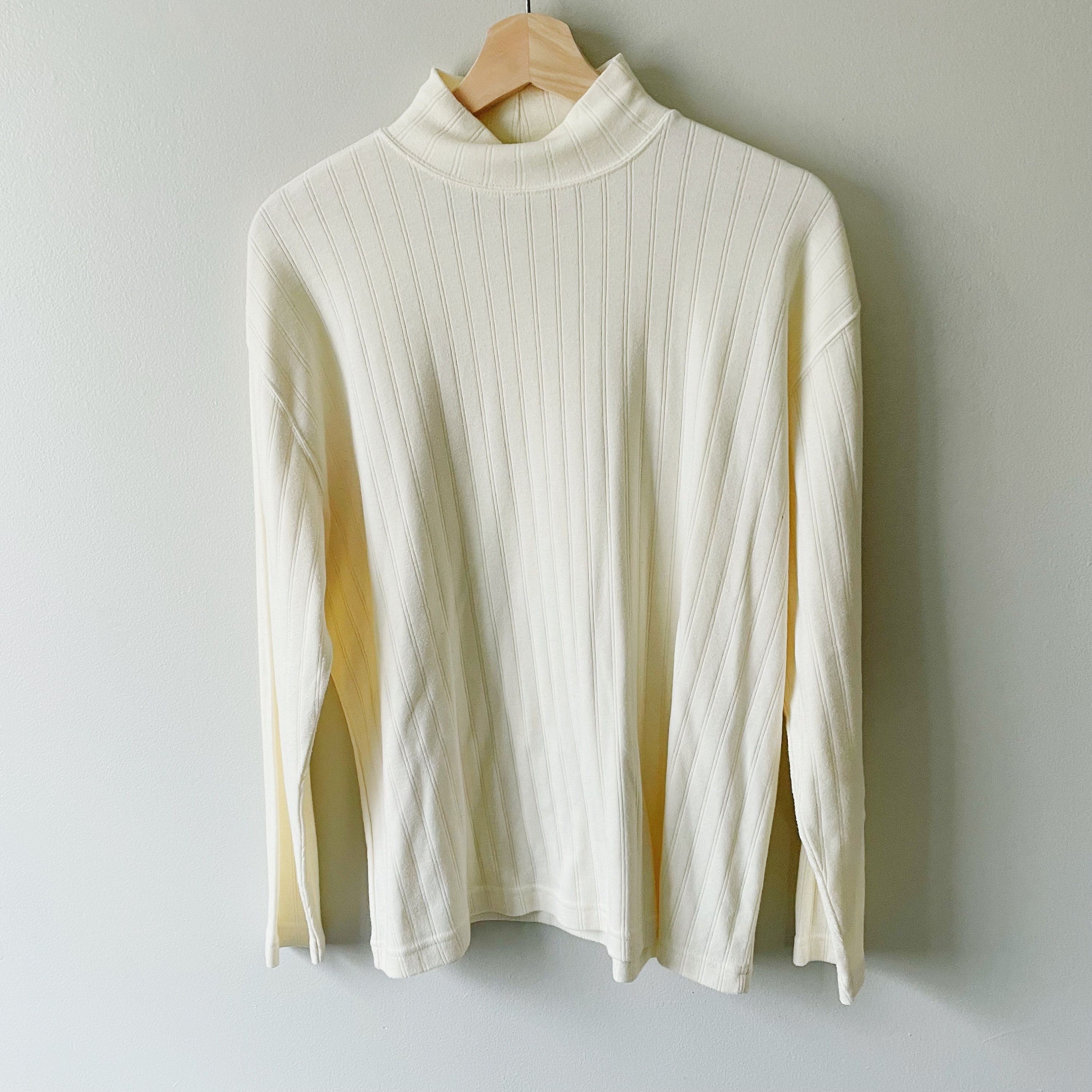 white turtleneck layering