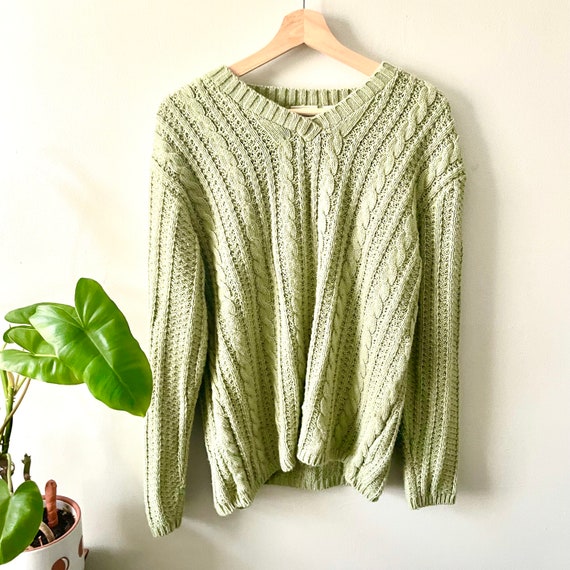 Extra large | vintage 90s 00s y2k sage green wome… - image 1
