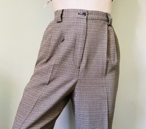 Plaid pants, high waisted pants, cute plaid pants,