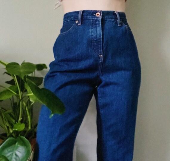 Mom jeans, dark wash mom jeans, vintage mom jeans,