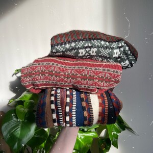 MYSTERY SWEATER BUNDLE 3 Sweaters Lot Vintage 90s Grandpa Coogi