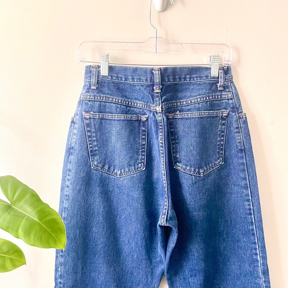 28” | vintage 90s womens mom jeans dark wash wran… - image 4