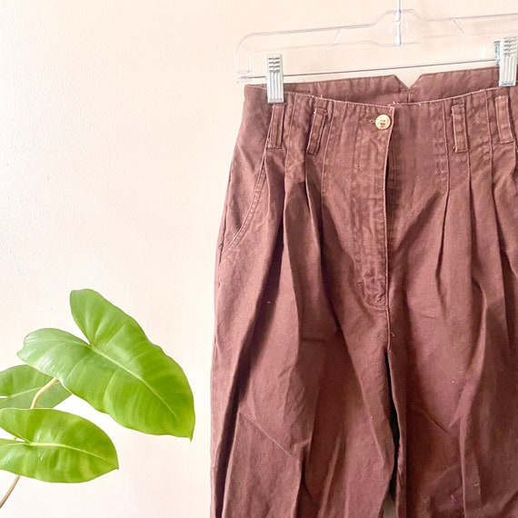 26” | vintage 90s women’s pants trousers high wai… - image 3