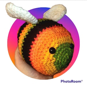 Favorite Stripe Bee Plush / Crochet Bee /Made-to-Order