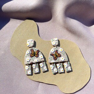 Butterfly Garden Statement Earrings