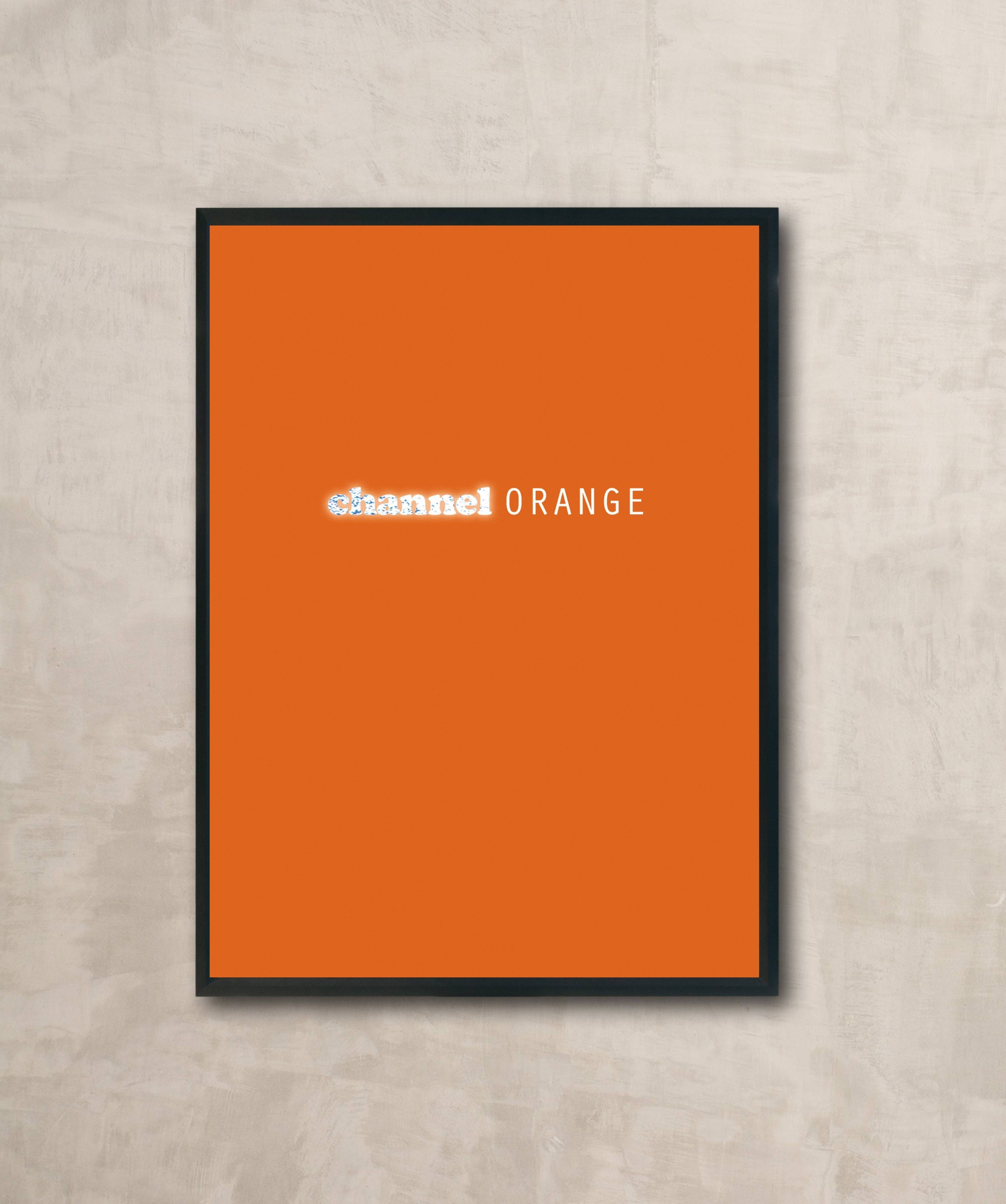Frank Ocean Channel Orange Poster Channel Orange Art Poster -  India