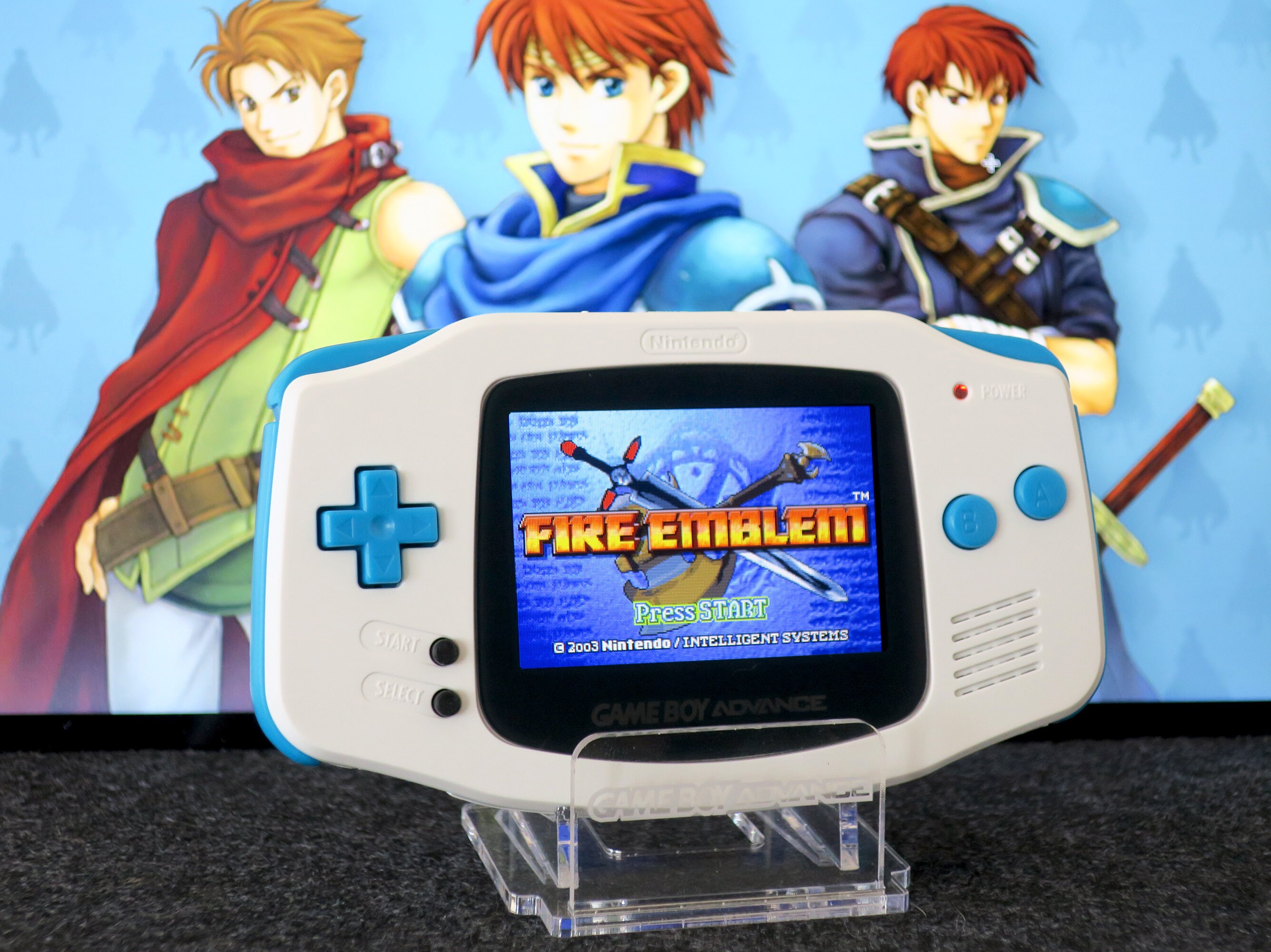 Game Boy Advance fire Emblem Inspired AGS101 Backlit Custom Etsy