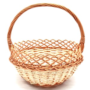 EASTER WICKER BASKET, Traditional Polish Koszyczek Wielkanocny
