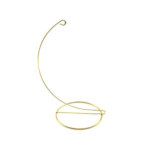 12&quot; Tall Christmas Ornament Stand Gold Ornaments Hanger
