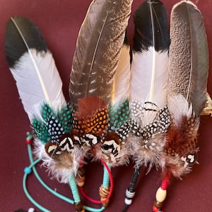 Smudging decorated Feather