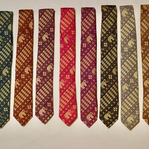 Handmade Elephant Tie