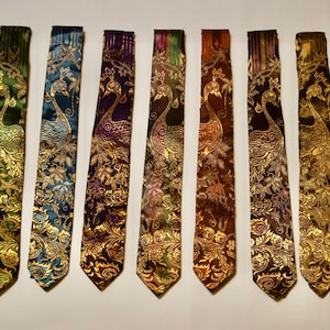 Brilliant Handmade Peacock Tie