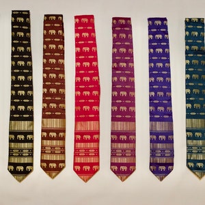 Handmade Elephant Tie