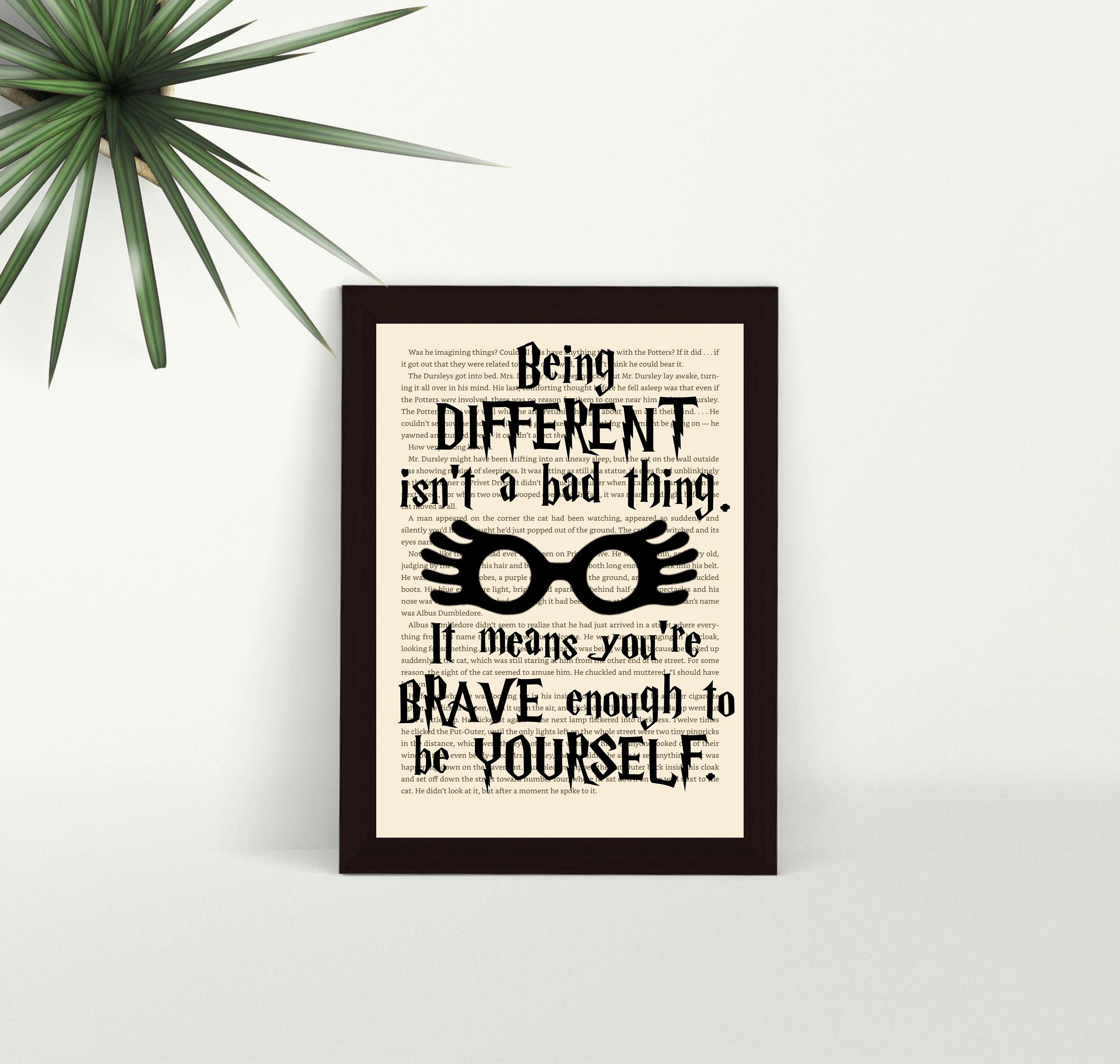 harry potter quotes harry potter prints harry potter wall etsy