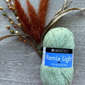 DESTASH | Berroco Remix Light | New Leaf 6962 | 100% Recycled Fibers | DK Weight | 437yds 100g