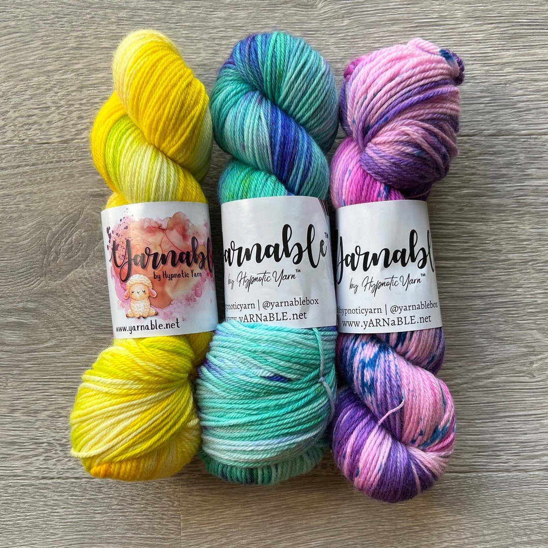 DESTASH Yarnable by Hypnotic Yarn Plush DK Weight Yarn 4 Ply 85 Superwash  Merino15 Nylon 246yds100g - Etsy