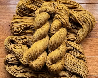 Hand Dyed Yarn | Mr. Percy Knits | Toffee Twist | DK Weight Yarn 4 ply | 100% Superwash Merino | 246yds/100g