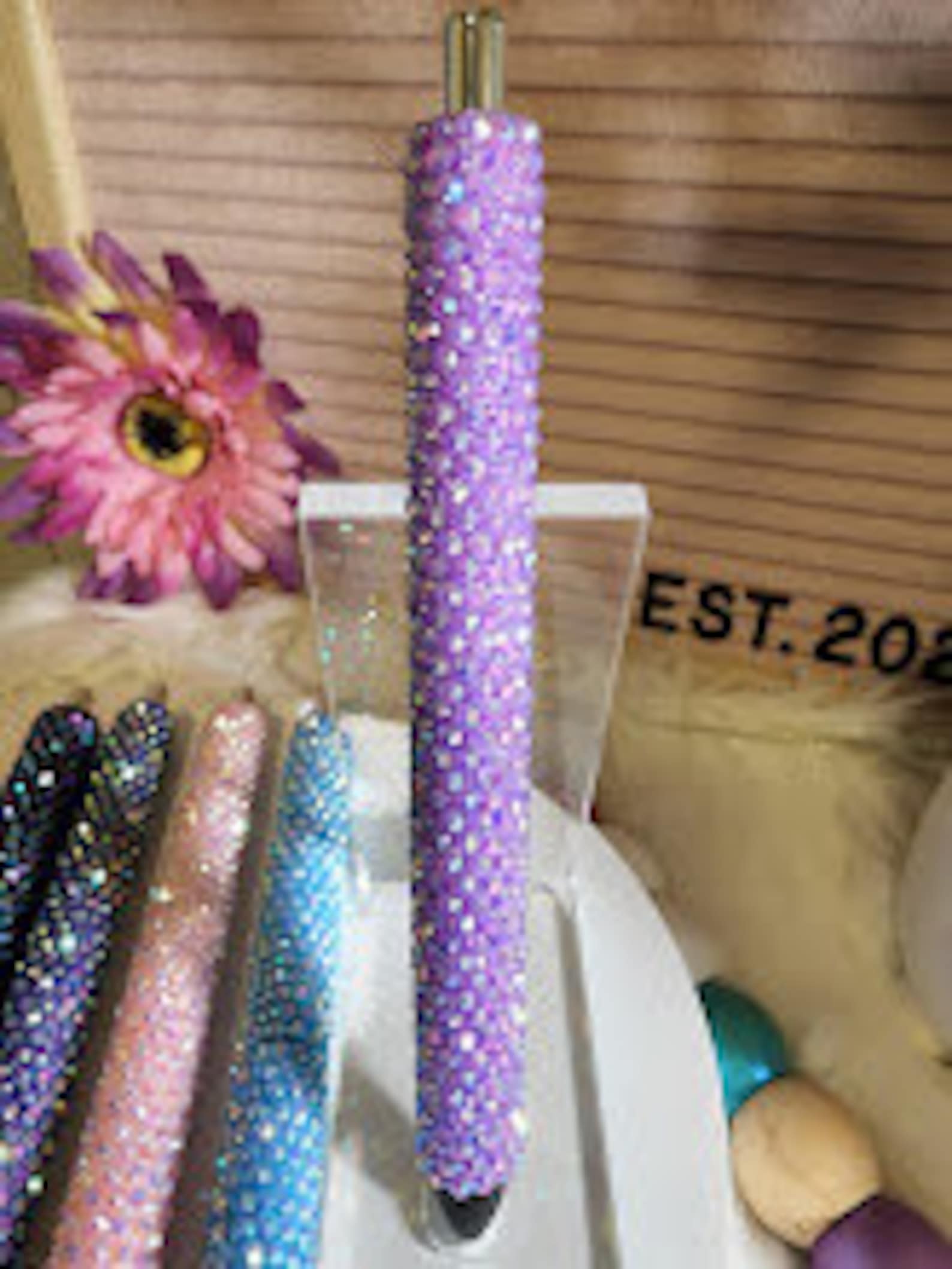 Cartoon Rhinestone Pen Rhinestone Pens - Etsy