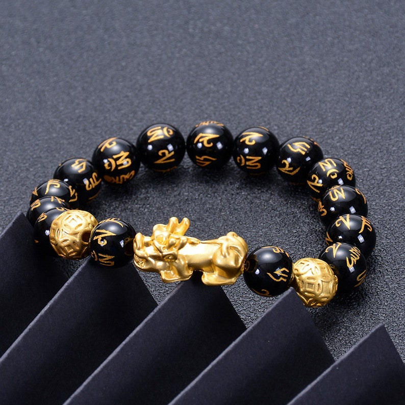 Feng Shui Pi Xiu Good Luck Bracelet Gift Wealth and Etsy