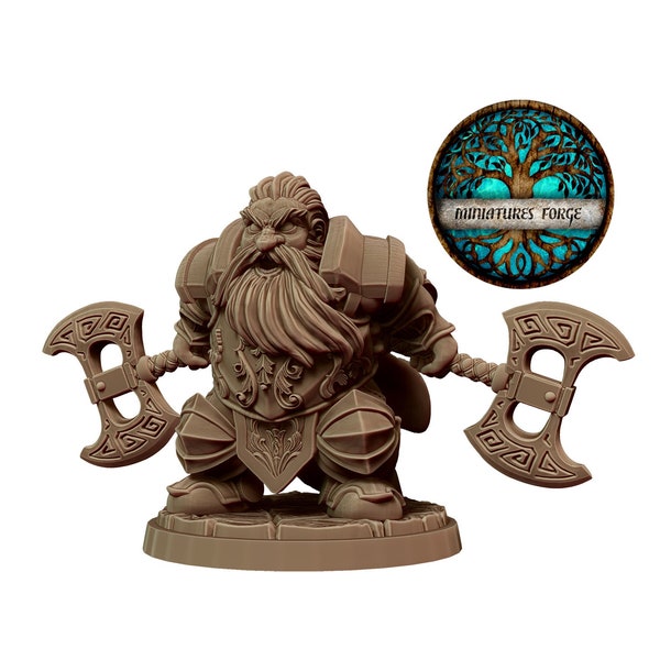 Mm Sinar the fearless warrior miniature - | Dungeons and dragons mini | DnD miniatures | Dungeons and dragons D&D miniatures