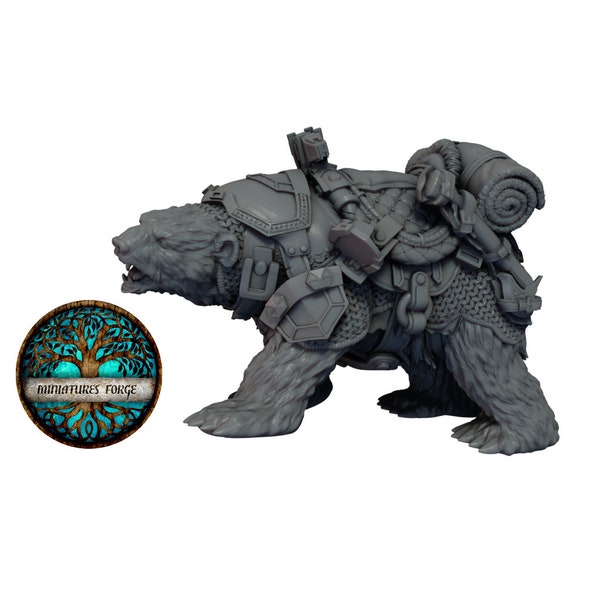 Cm Bear miniature   - | Dungeons and dragons mini |