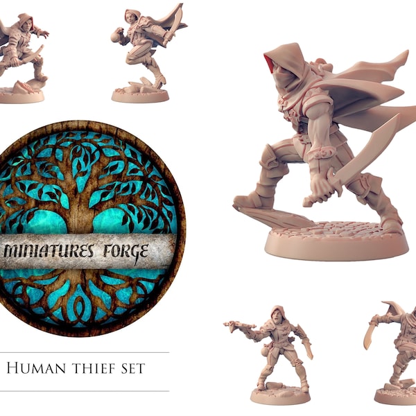 Thief set - | Dungeons and dragons mini | tabletop