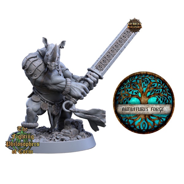 Db Elep Crantor Straightedge miniature - | Dungeons and dragons mini | rpg