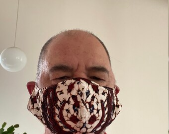 face mask Batik w 3M filter