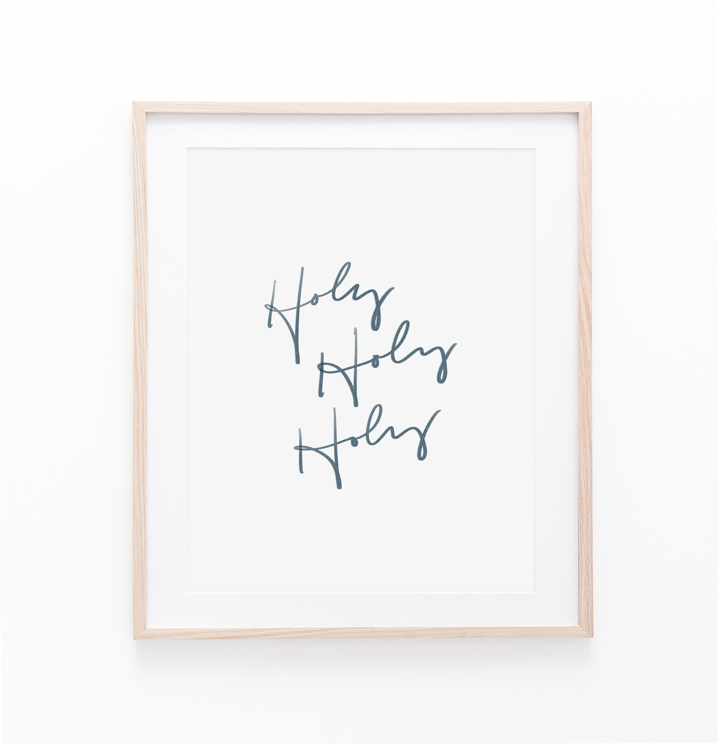 Holy Holy Holy Art Print Hymn Lyric Art Print Christian Hymn - Etsy