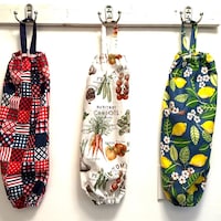 Grocery Bag Holder / Organizer PDF Sewing Pattern With Full Size ...