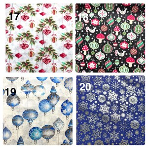 Reusable Christmas Fabric Gift Bag in several different patterns, Drawstring Holiday Wrap Santa Sacks, Jumbo size 2.75 feet tall image 7