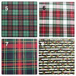 Reusable Christmas Fabric Gift Bag in several different patterns, Drawstring Holiday Wrap Santa Sacks, Jumbo size 2.75 feet tall image 4