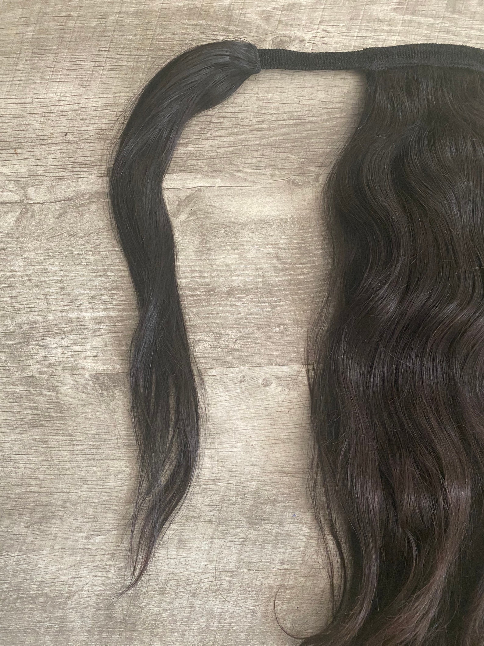 Custom Indian Ponytail Hair Extension Velcro Ponytail Wrap Etsy