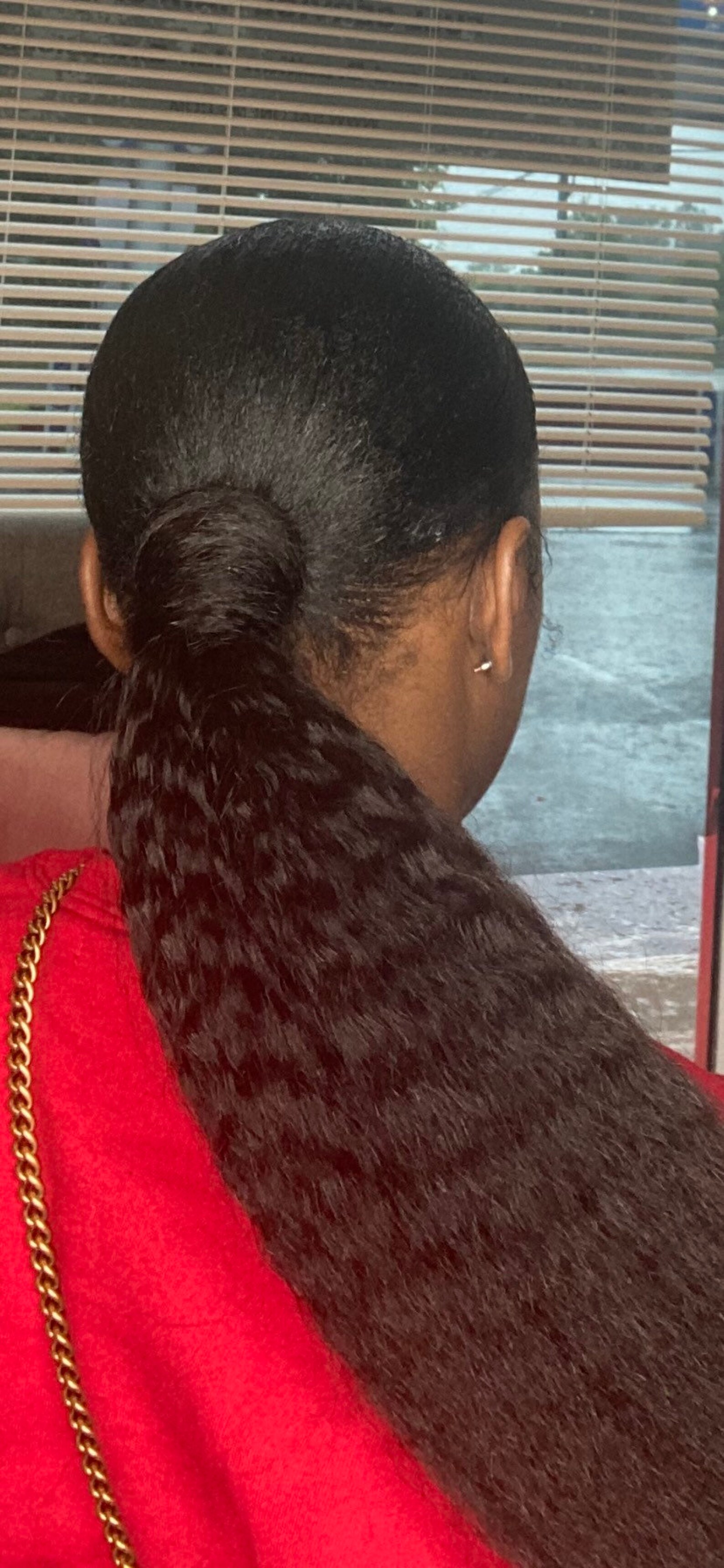 Ponytail Hair Extension Velcro Ponytail Kinky Straight Etsy