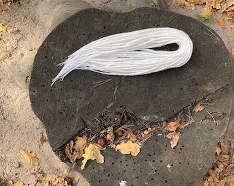 DE or SE white hair extensions Faux dreadlocks