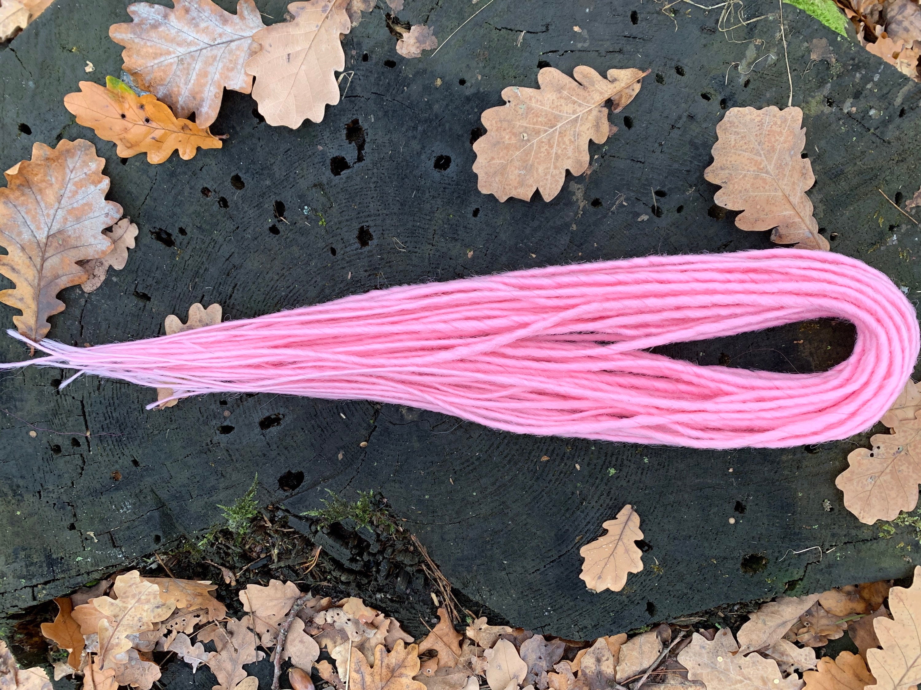 Synthetic dreadlocks extensions bubblegum colorful dread set